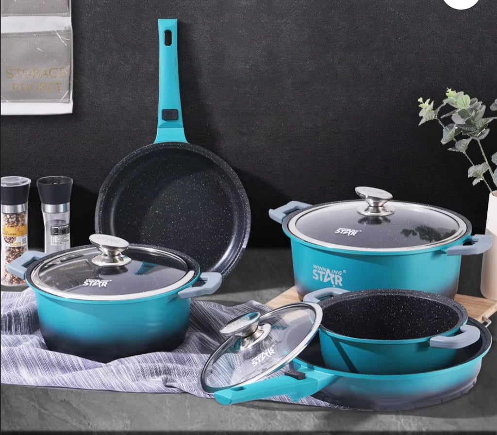 10 PIECES COOKWARE SET