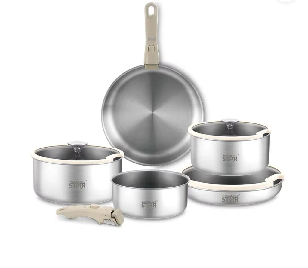 10-PIECES COOKWARE SET