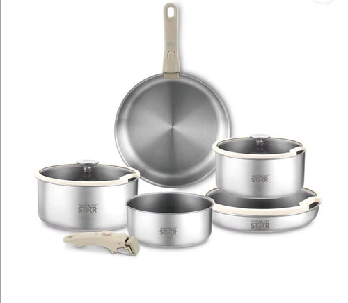 10-PIECES COOKWARE SET